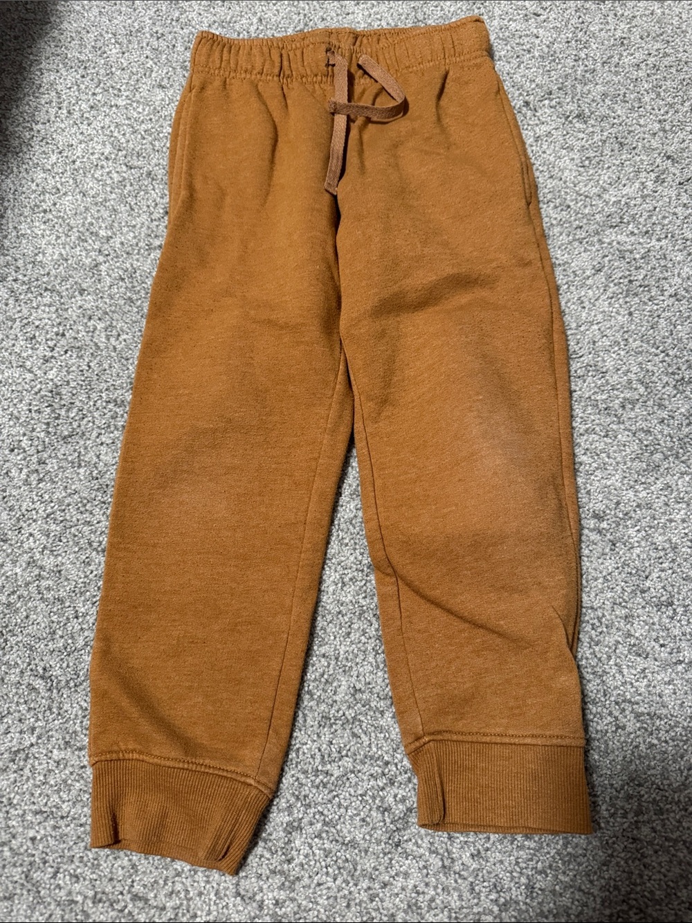 Cat & Jack Rust Brown Drawstring Jogger Sweatpants